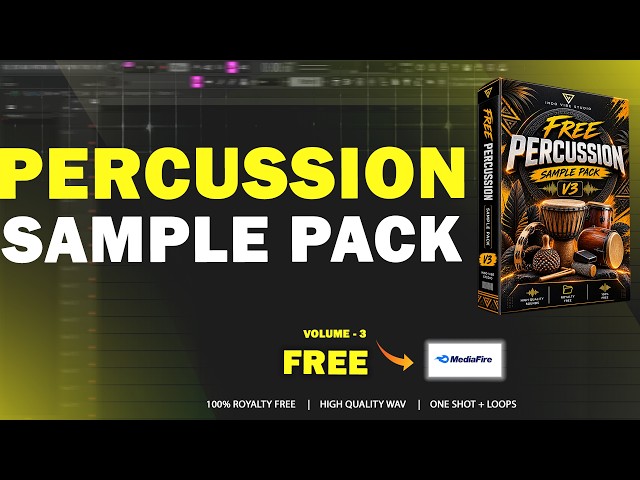 Free Percussion Sample Pack V3 | Free Percussion Samples | Percussion Sample Pack | Free Drumkit