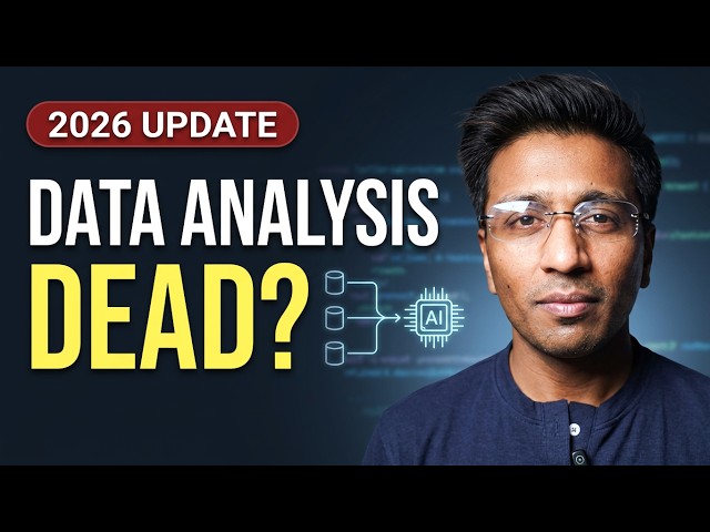 Learning Data Analysis in 2026? Watch This Before You Start