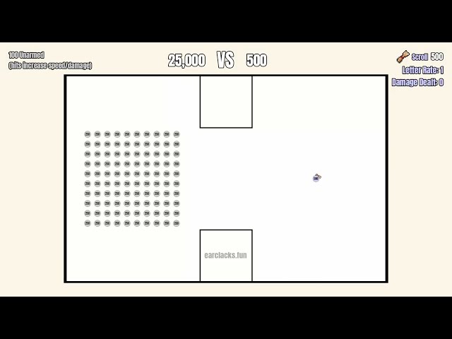1 Scroll 📜 VS 👊 100 Unarmed