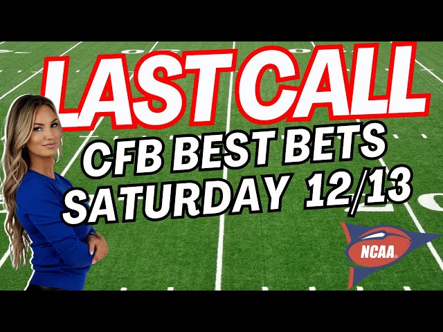 Last Call LIVE: College Football Bowls, Army-Navy & UFC Predictions & Best Bets