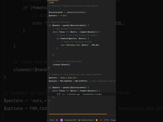 How to match filenames with patterns? unlock #hidden power use `fnmatch` for filename pattern