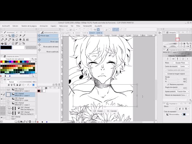 Working on CSP - Manga to webtoon 6