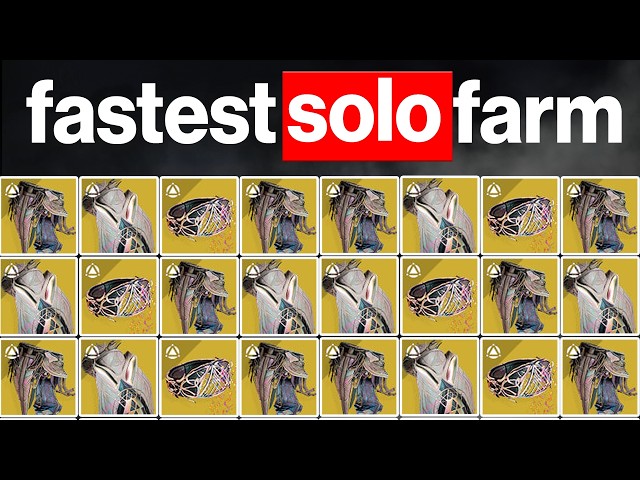 The Best Solo Farm for Exotic Class Items (Proven With Data)