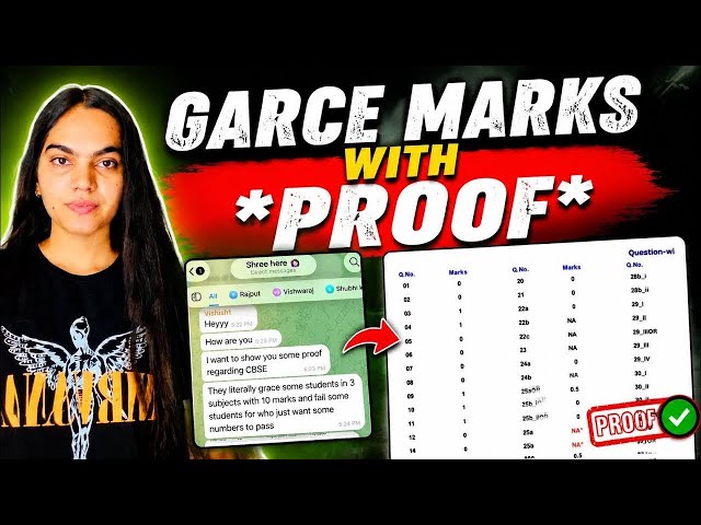 💯10+*GRACE MARKS *Proofs*with 😨marksheets #cbse #exam #class12