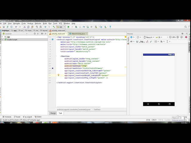 Android Studio is not showing layout preview(solved)