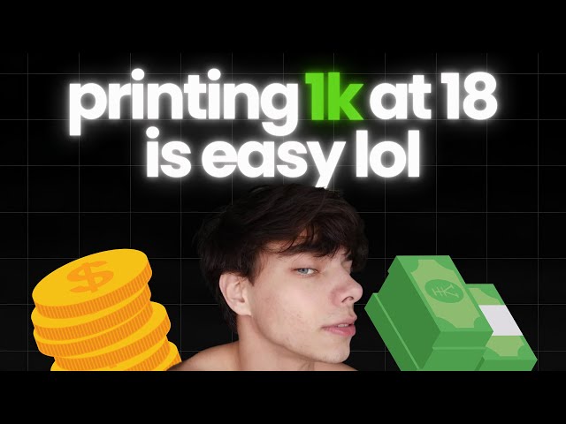 making money at 18 is easy (e-commerce guide)