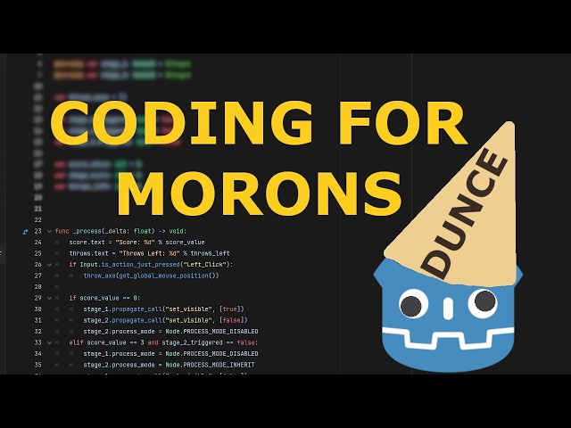 Beginner Coding in Godot | Lean Baseline Godot Code