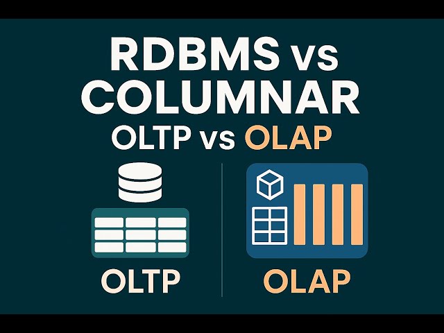 RDBMS vs Columnar Databases | OLTP vs OLAP Explained