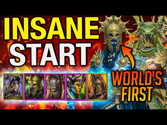 Insane NEW Player Start! World's First FREE Giveaway of THIS Champion! [Raid: Shadow Legends]