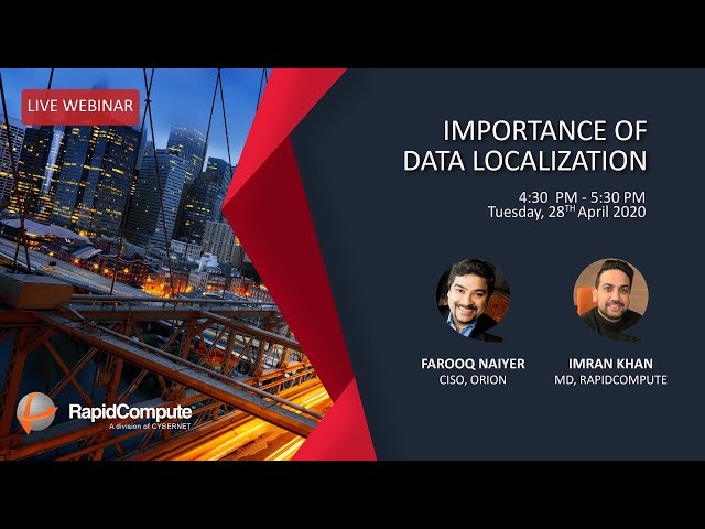 Importance of Data Localization- Full Webinar