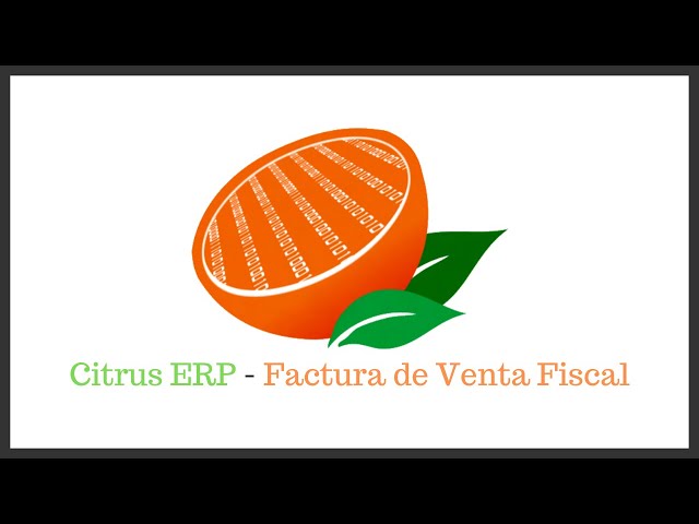 Citrus ERP - Facturación - Factura NCF - Crear