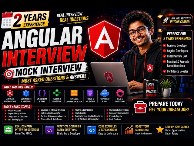 Angular 2 Year Experience Mock Interview #2 | Intermediate to Advanced Concepts