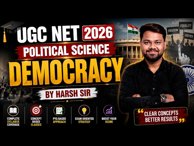 UGC NET JRF  II DEMOCRACY II POLITICAL SCIENCE II DECEMBER 2026