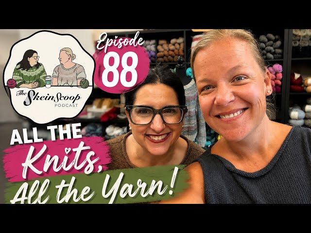 MASSIVE Yarn Restock!  New Yarn, New WIPs and Finished Objects / The Skein Scoop Podcast / Ep. 88