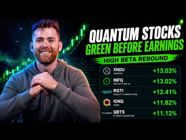 Quantum Stocks Bounce Hard | The Best Setups Before Earnings