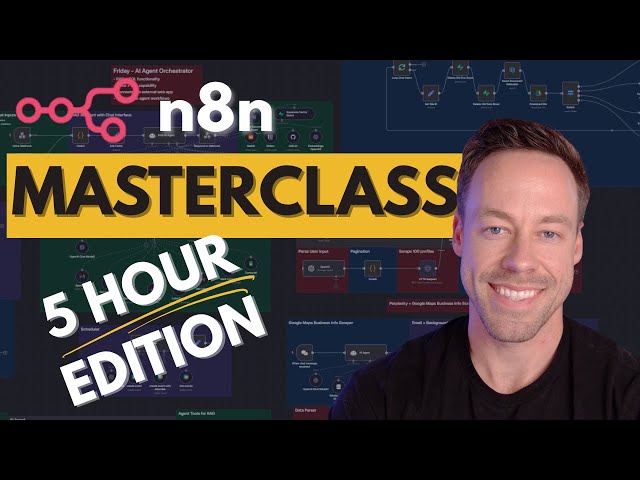 Learn to Build & Sell No Code AI Agents (5 Hour n8n Masterclass)