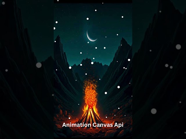 Animation using Canvas API #frontenddev #coding #javascriptframework #programming #python #code