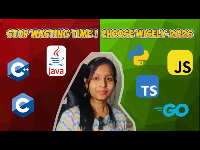 🚨Don’t Miss This Before 2026 —What programming language Should You Choose?🤔😱