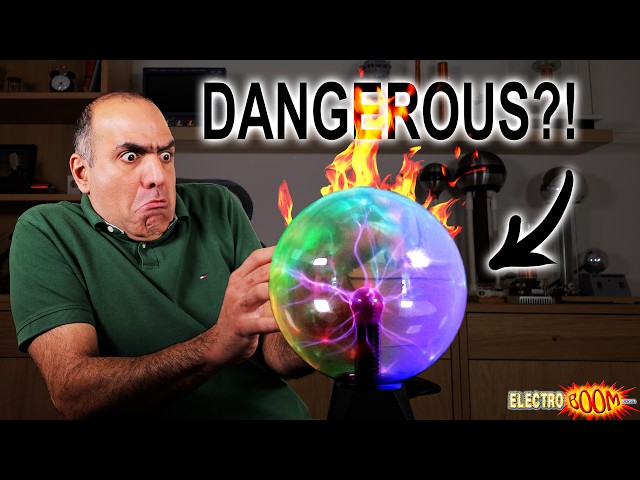 Plasma Globe is a ⚡Shocking⚡🔥Fire Hazard🔥