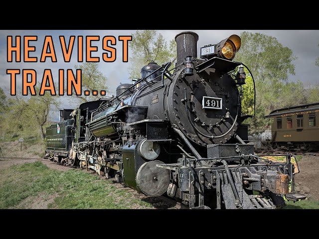 The HEAVIEST TRAIN 491 has pulled in 60+ YEARS!
