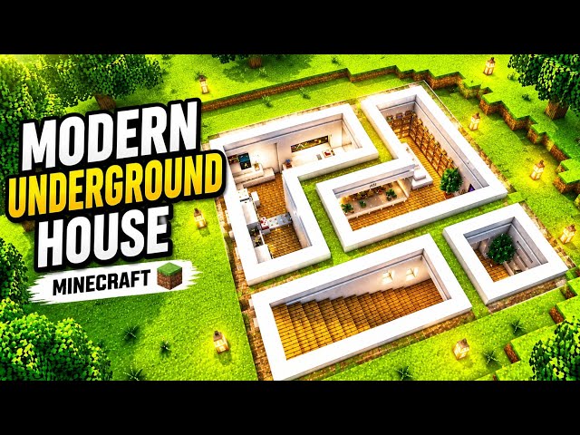 🔥 Minecraft Secret Underground House Tutorial | Modern Luxury Base Build | Aditya Chauhan