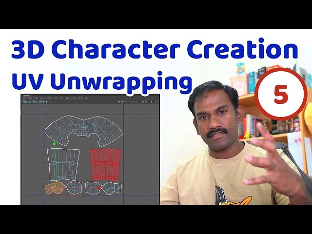 3D Character Creation in Maya - Lecture5 (UV Unwrapping) | Rees3D.com