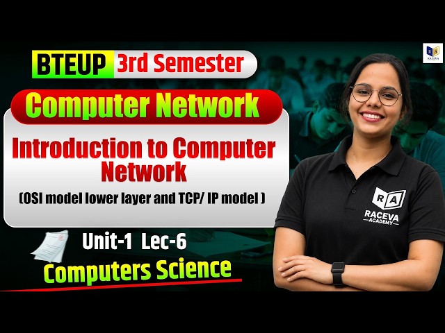 Computer Network | Unit-1 (Introduction to Computer Network) Lec-6 | Bteup 3rd Semester