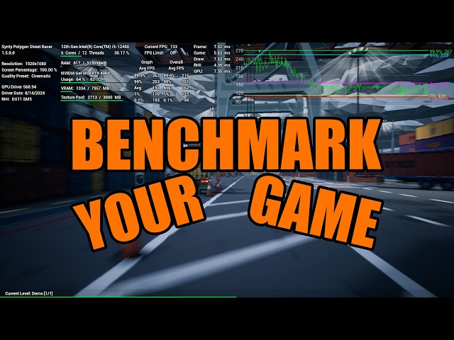 Automate Your Game Testing in UE5 | Luzera Benchmark Tool v1.1 - Full Setup Guide & Feature Overview