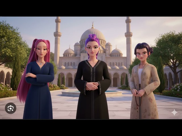 KPop Demon Hunters 2 Huntrix wearing Classic Abaya