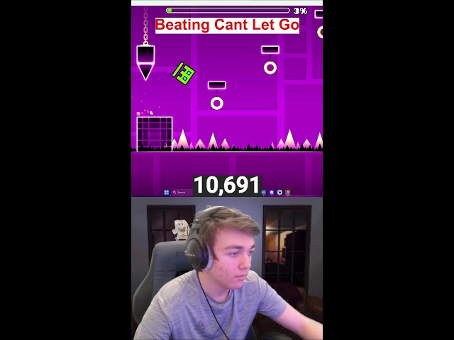 Cant Let Go Day 2 (Portrait) #gaming #shorts #geometrydash