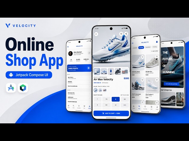 I Built a Modern Sneaker Shop UI with Jetpack Compose