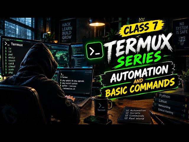 TERMUX SERIES CLASS 7 AUTOMATION AND BASIC COMMANDS 👈🚫. 