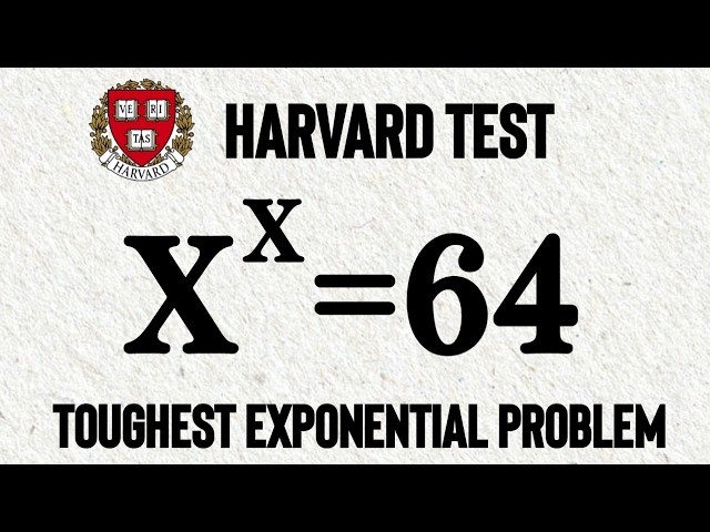 Germany | Can you solve this Toughest Exponential Math Olympiad Problem?