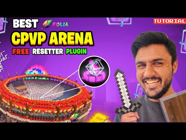 Minecraft CPvP Arena Auto Reset | Gaia Plugin Setup & Tutorial