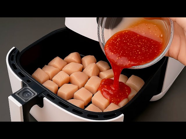 Air Fryer Chicken Has NEVER Tasted This Good… Just Add Sauce! 🤯