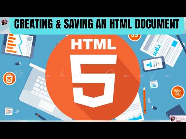CREATE & SAVE Your First HTML Webpage |Step-by-Step HTML5 Tutorial| Build Your Own Website