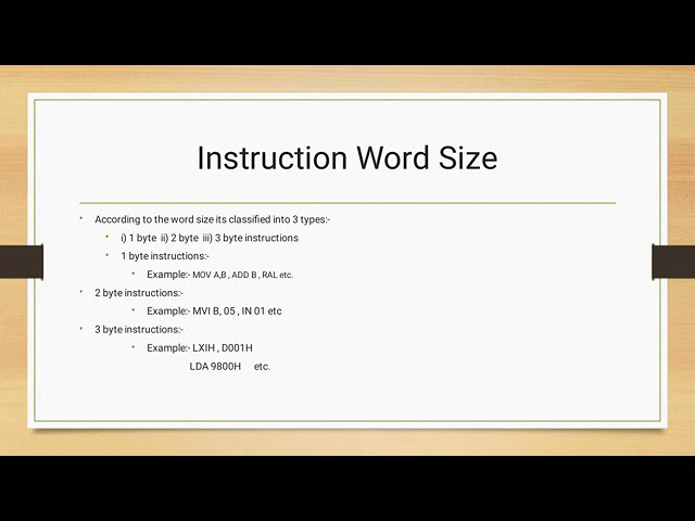 Instructions of 8085 Microprocessor, Opcode & Operand /Susobhan Ray  Assistant prof Dept ECE(SVIST)
