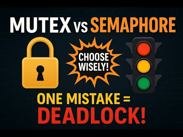 Semaphore vs. Mutex – One Small Difference, One Big Impact