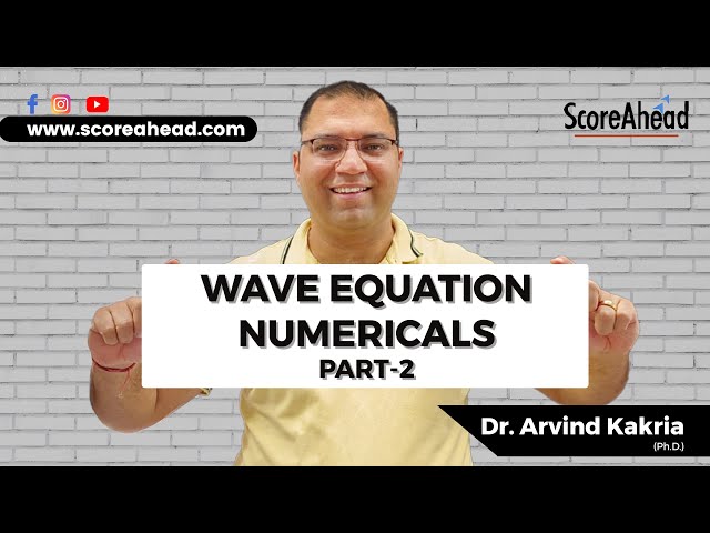 Wave equations numericals ncert part 2