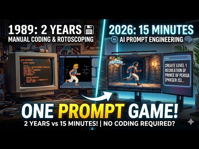 How to create a full 2d Game with a single prompt(new research) 