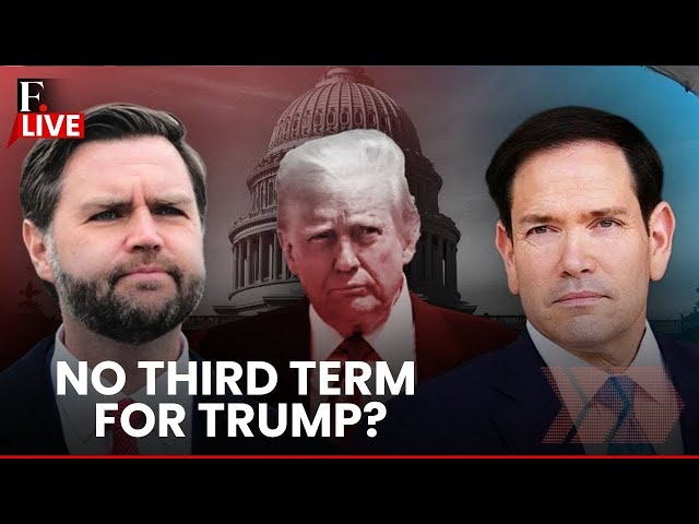 LIVE: Trump Endorses Vance and Rubio for 2028, Won't Run for Third Term? Firstpost America