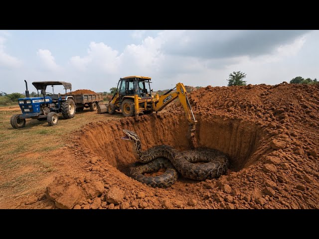 JCB Machine Working at the Site | Heavy Equipment Operation
