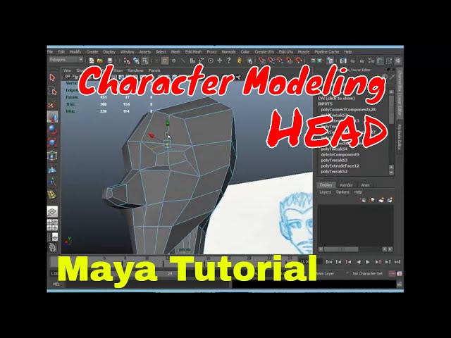 Character Modeling [Head]  | Rees3D.com