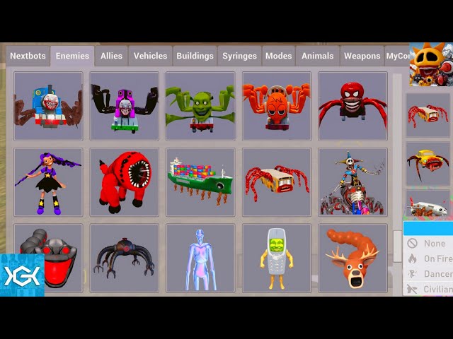 Nextbots in playground mod updated new multiplayer evil thomas poppy playtime 😱 chasing nextbots 🔥