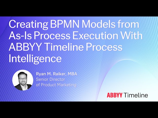 ABBYY Timeline BPMN Model tutorial