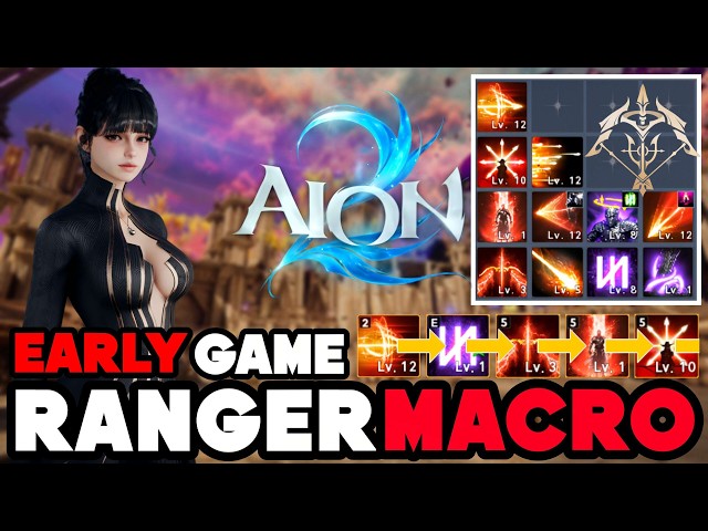 AION 2 Latest Ranger PVE Macro Setup for Global | Early-Game Beginner Macro Guide