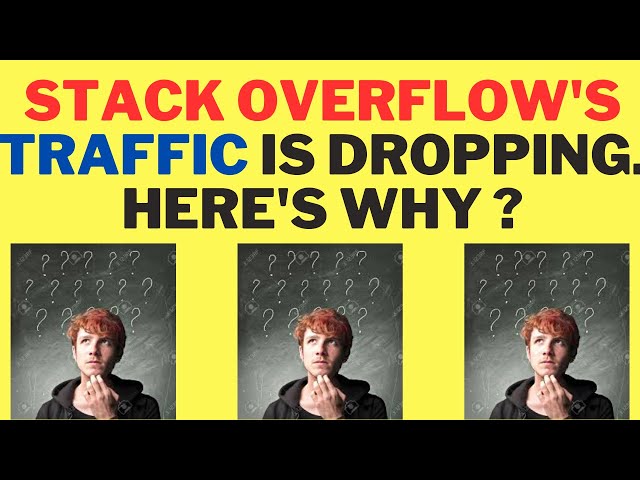 #Shorts Stack Overflow's Traffic Is Dropping. Here's Why ? | InterviewDOT