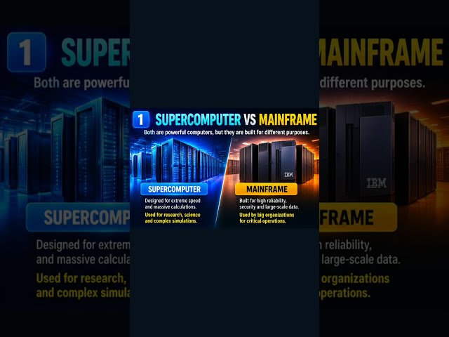 Supercomputer vs Mainframe Computer | What’s the Difference?