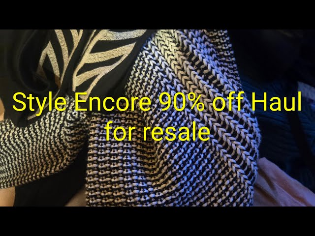 Whatever Wednesday. Style Encore 90% off sale haul for resale.