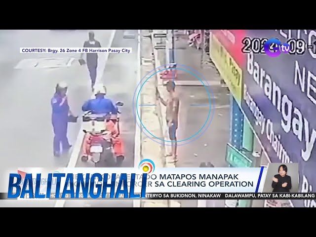 Mekaniko, arestado matapos manapak ng MMDA enforcer sa clearing operation | Balitanghali